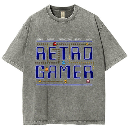 Retro Gamer Vintage Distressed T-shirt