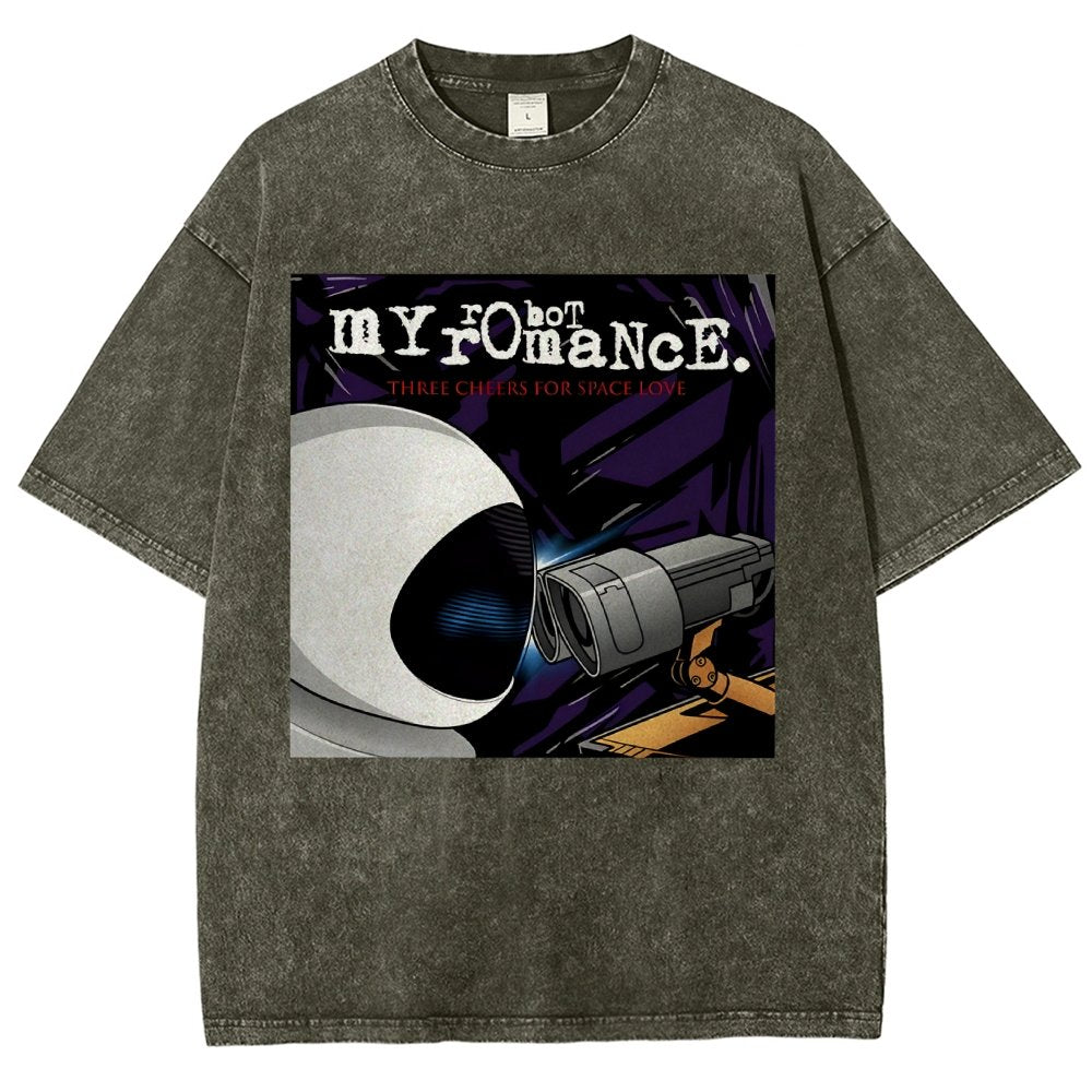 My Robot Romance Vintage Distressed T-shirt