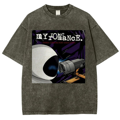 My Robot Romance Vintage Distressed T-shirt