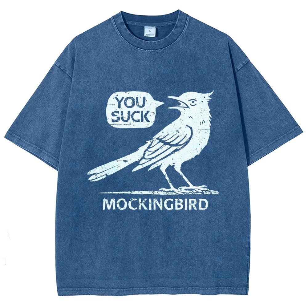 Mockingbird Vintage Distressed T-shirt