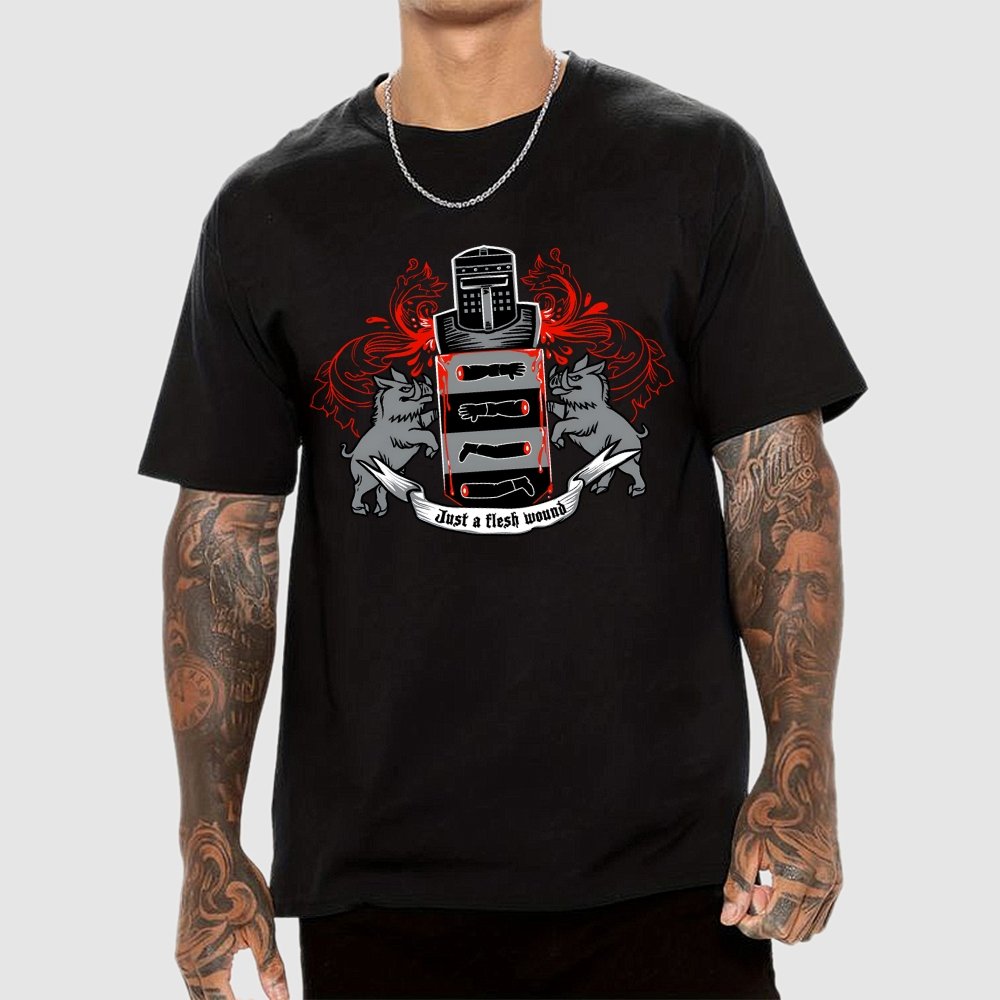 Black Knight Coat of (No) Arms Geek T-Shirt