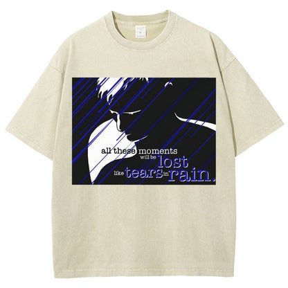 Like... Tears In Rain. Vintage Distressed T-shirt