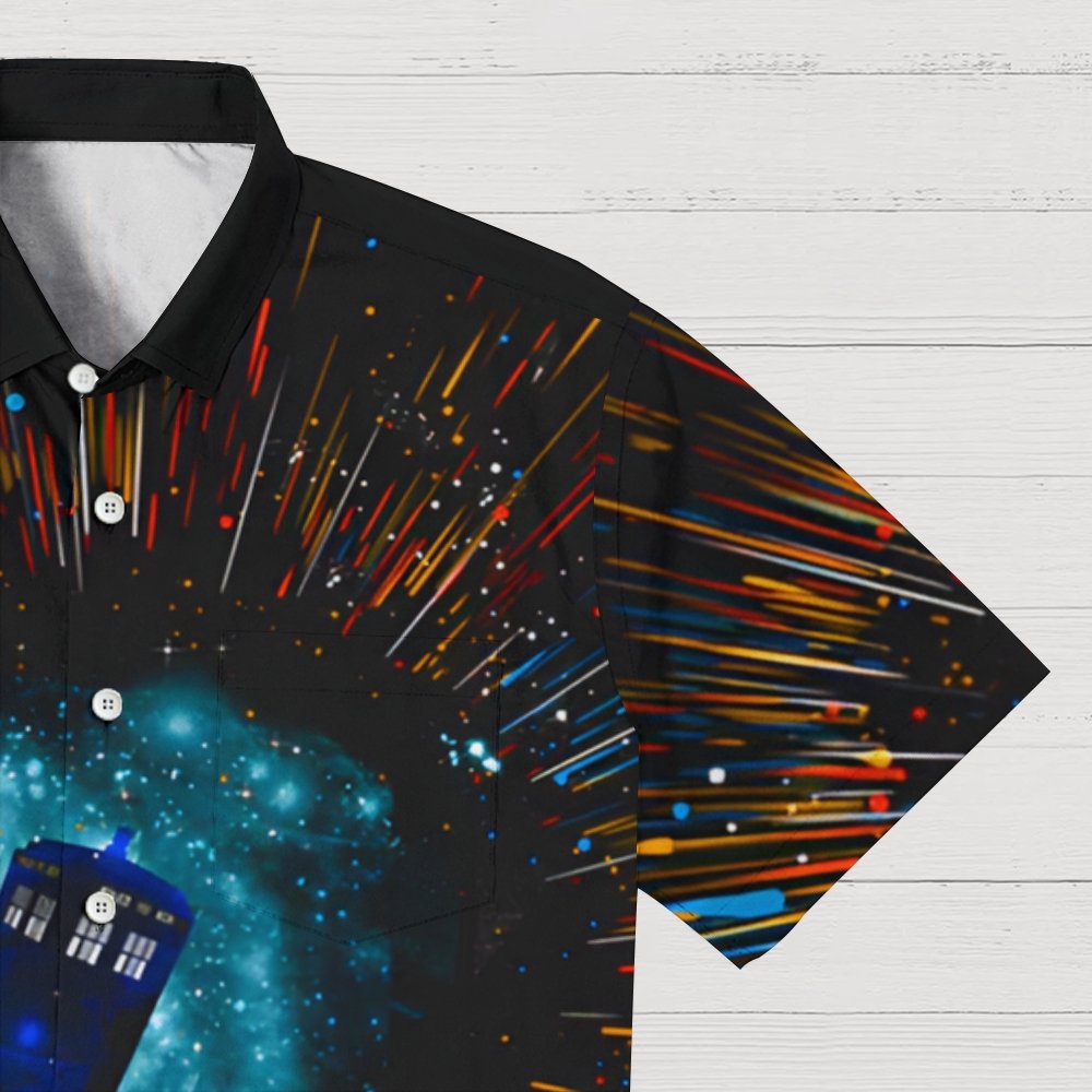 Blue Box Geek Hawaiian Shirt