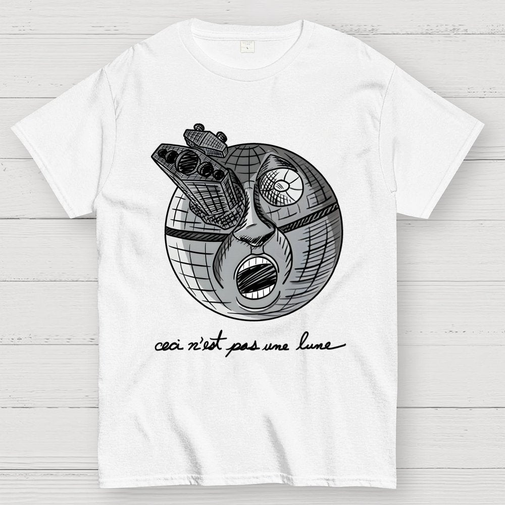 Ceci N’Est Pas Une Lune Geek T-Shirt