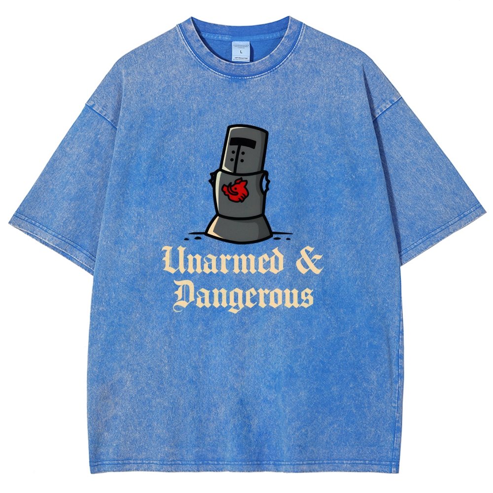 Unarmed And Dangerous Vintage Distressed T-shirt