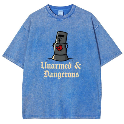 Unarmed And Dangerous Vintage Distressed T-shirt