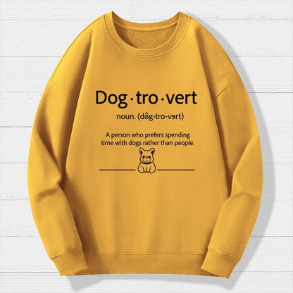 Dog-Tro-Voy Geek Cotton Sweatshirt
