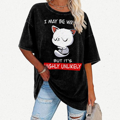 I May Be Wrong Vintage Distressed T-shirt