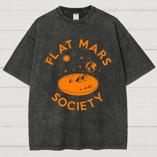 Flat Mars Vintage Distressed T-shirt