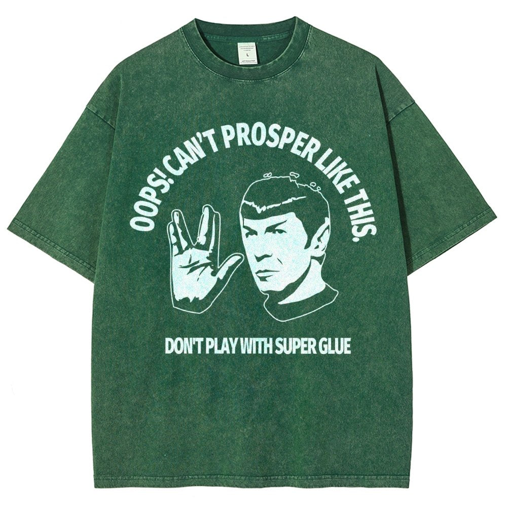Oops! Can’t prosper like this Vintage Distressed T-shirt