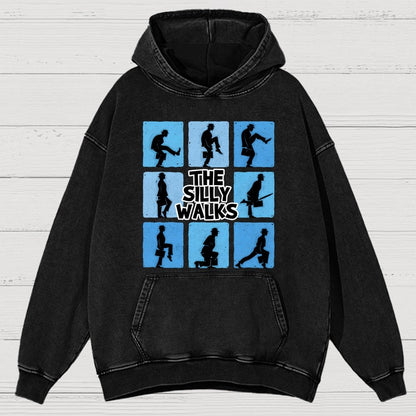 The Silly Walks Vintage Distressed Hoodie