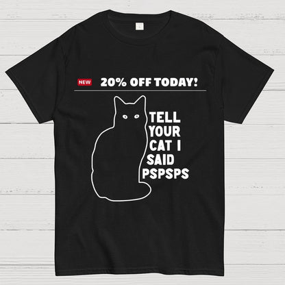 Tell Your Cat Geek T-Shirt