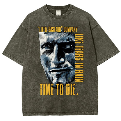 Time To Die Vintage Distressed T-shirt