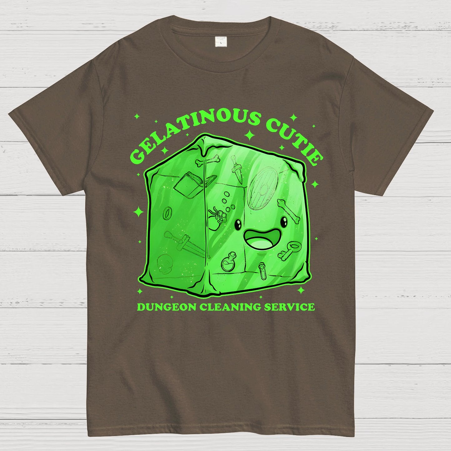 Gelatinous Cute Dungeon Geek T-Shirt