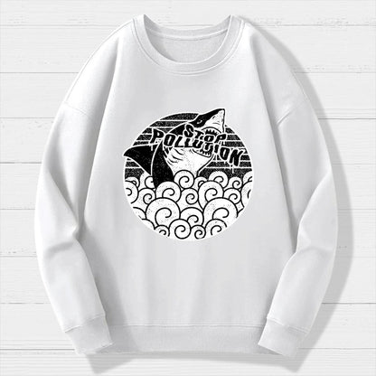 Stop pollution Geek Cotton Sweatshirt