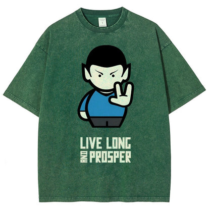 Live Long Vintage Distressed T-shirt