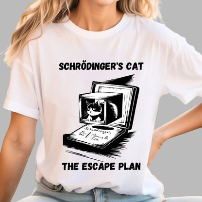 Schrödinger's Cat The Escape Plan Geek T-Shirt