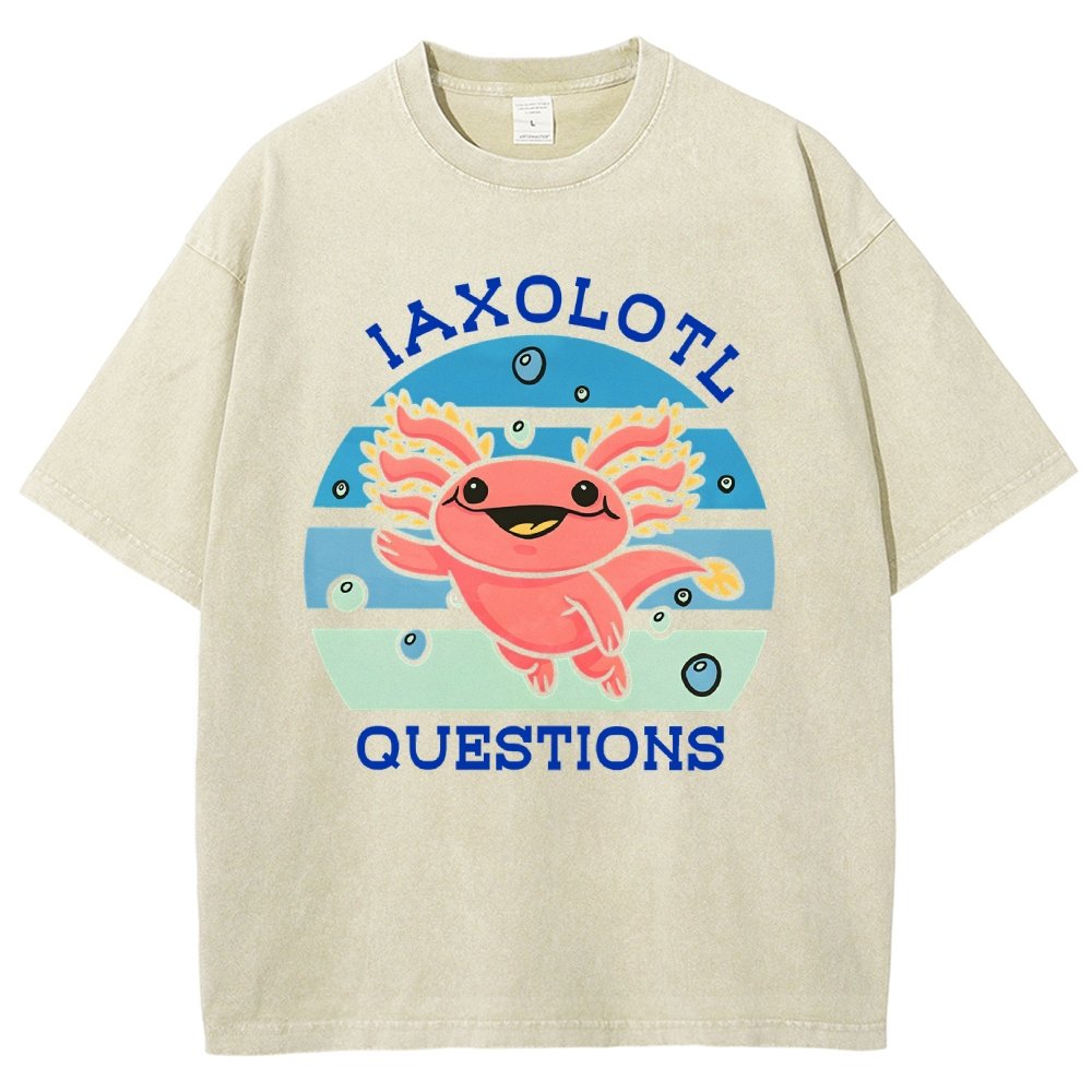 I axolotl questions Vintage Distressed T-shirt