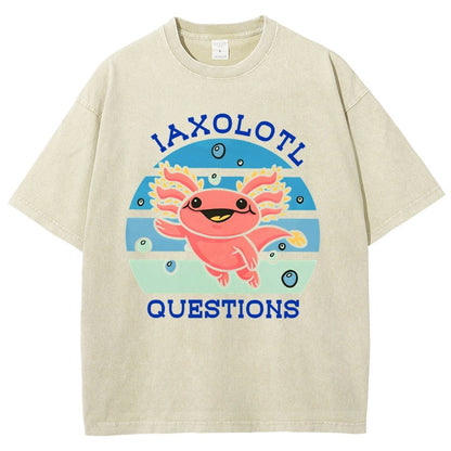 I axolotl questions Vintage Distressed T-shirt