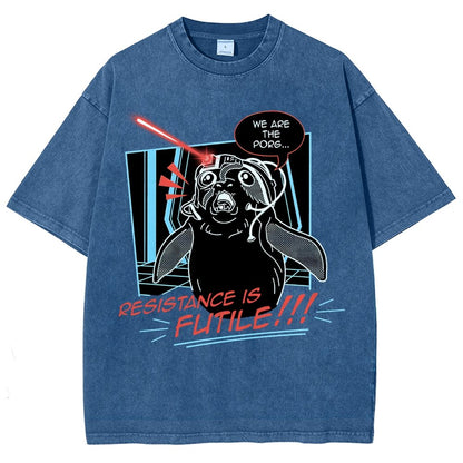 We Are Unstoppable Is Futile   Vintage Distressed T-shirt
