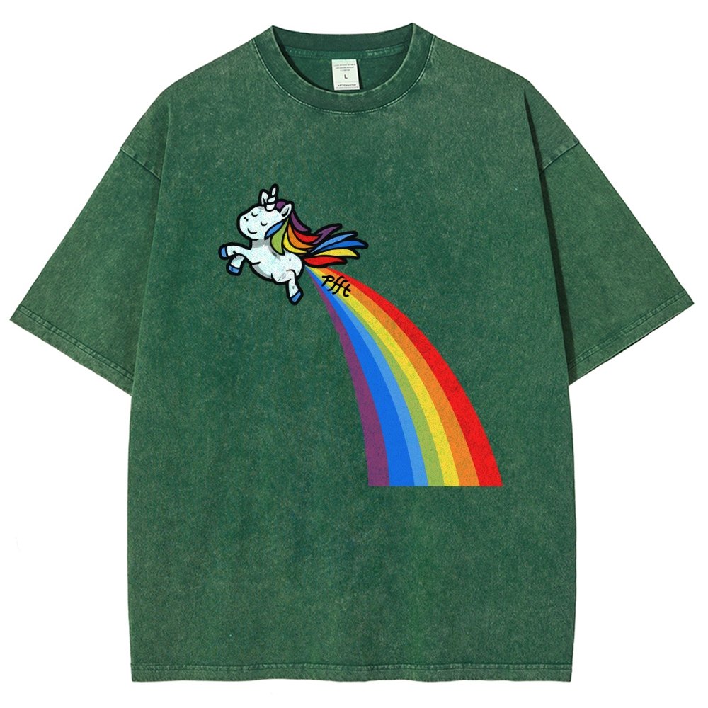 I Fart Rainbows Vintage Distressed T-shirt