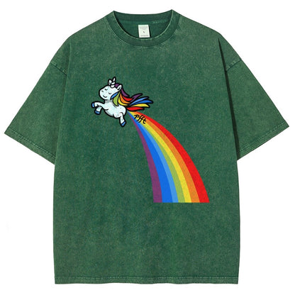 I Fart Rainbows Vintage Distressed T-shirt