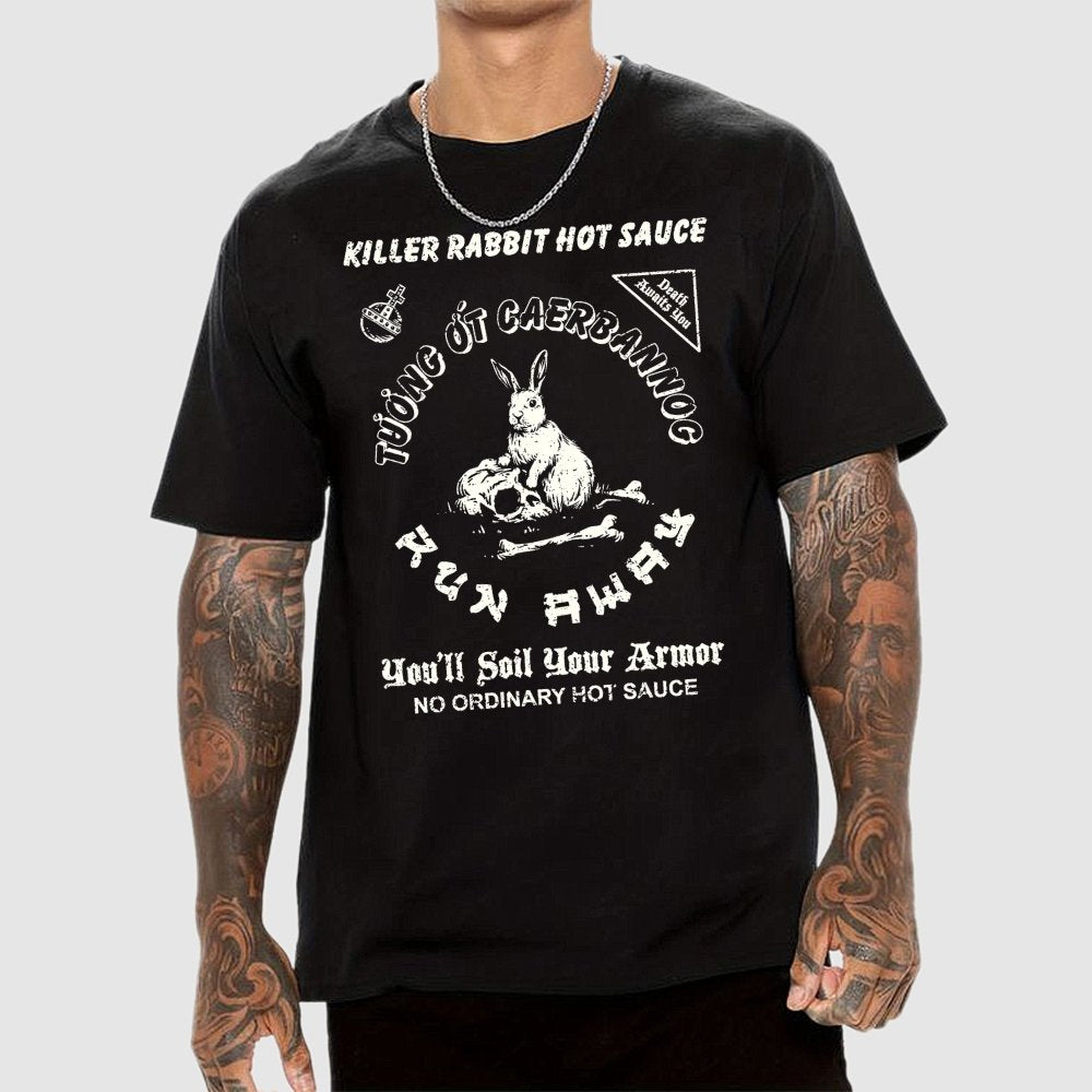 Killer Rabbit Hot Sauce Geek T-Shirt