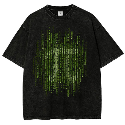 Enter The Pi Vintage Distressed T-shirt