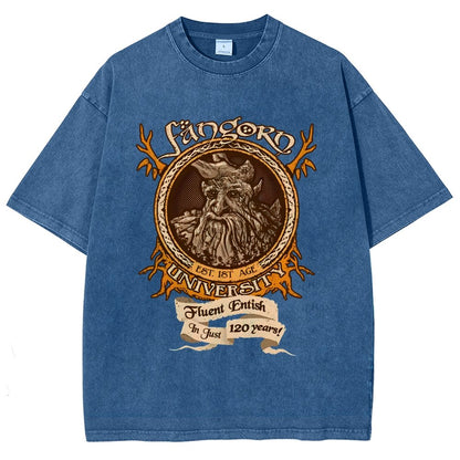 Elden University Vintage Distressed T-shirt