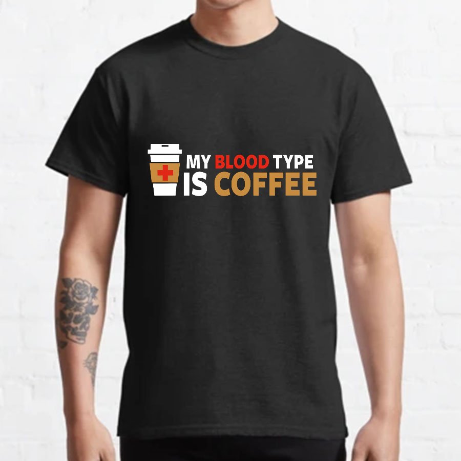 MY BLOOD TYPE Geeky T-Shirt