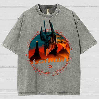 Fiery Mountain Quest Vintage Distressed T-shirt
