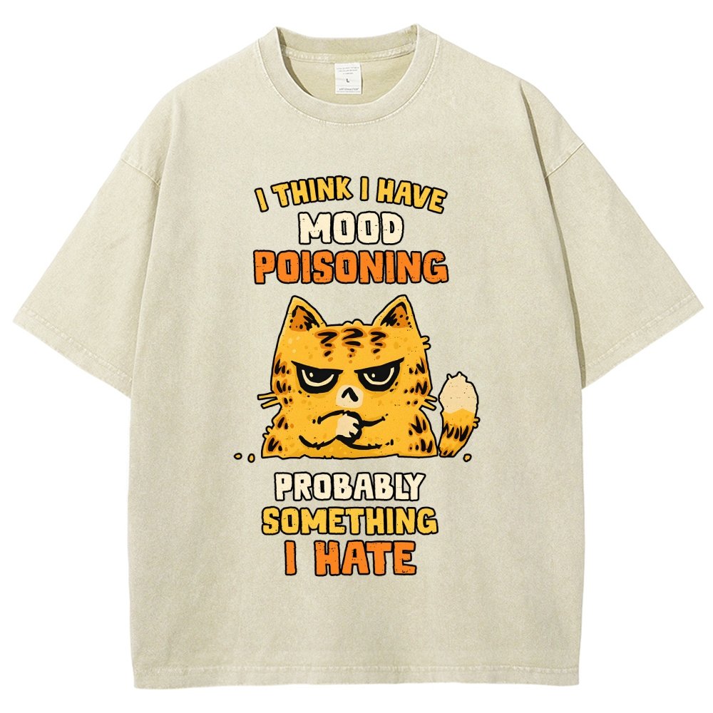 A Bad Case Of Mood Poisoning Vintage Distressed T-shirt