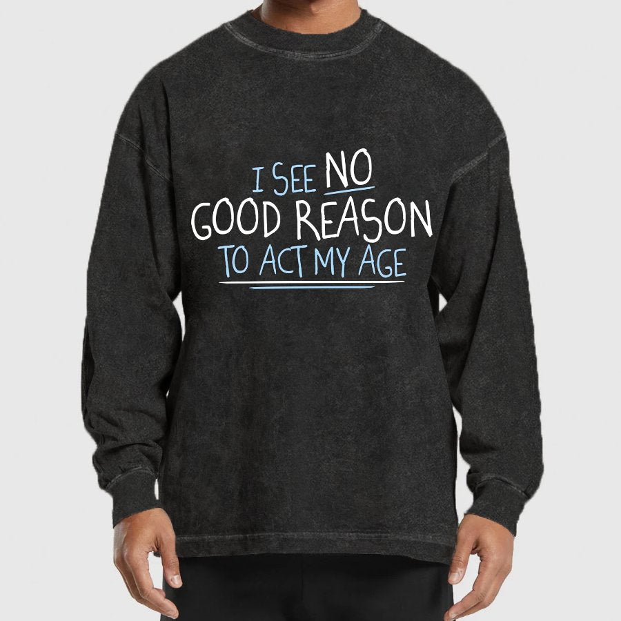 Washed Long Sleeve Tee