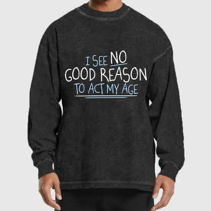 Washed Long Sleeve Tee