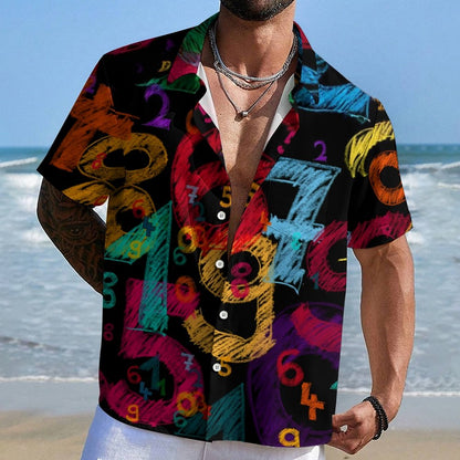 Color Mathematics Geek Hawaiian Shirt