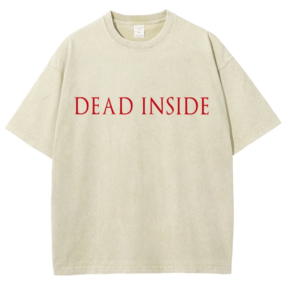 Dead Inside Vintage Distressed T-shirt