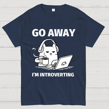 Go Away I'm Introverting Geek T-Shirt