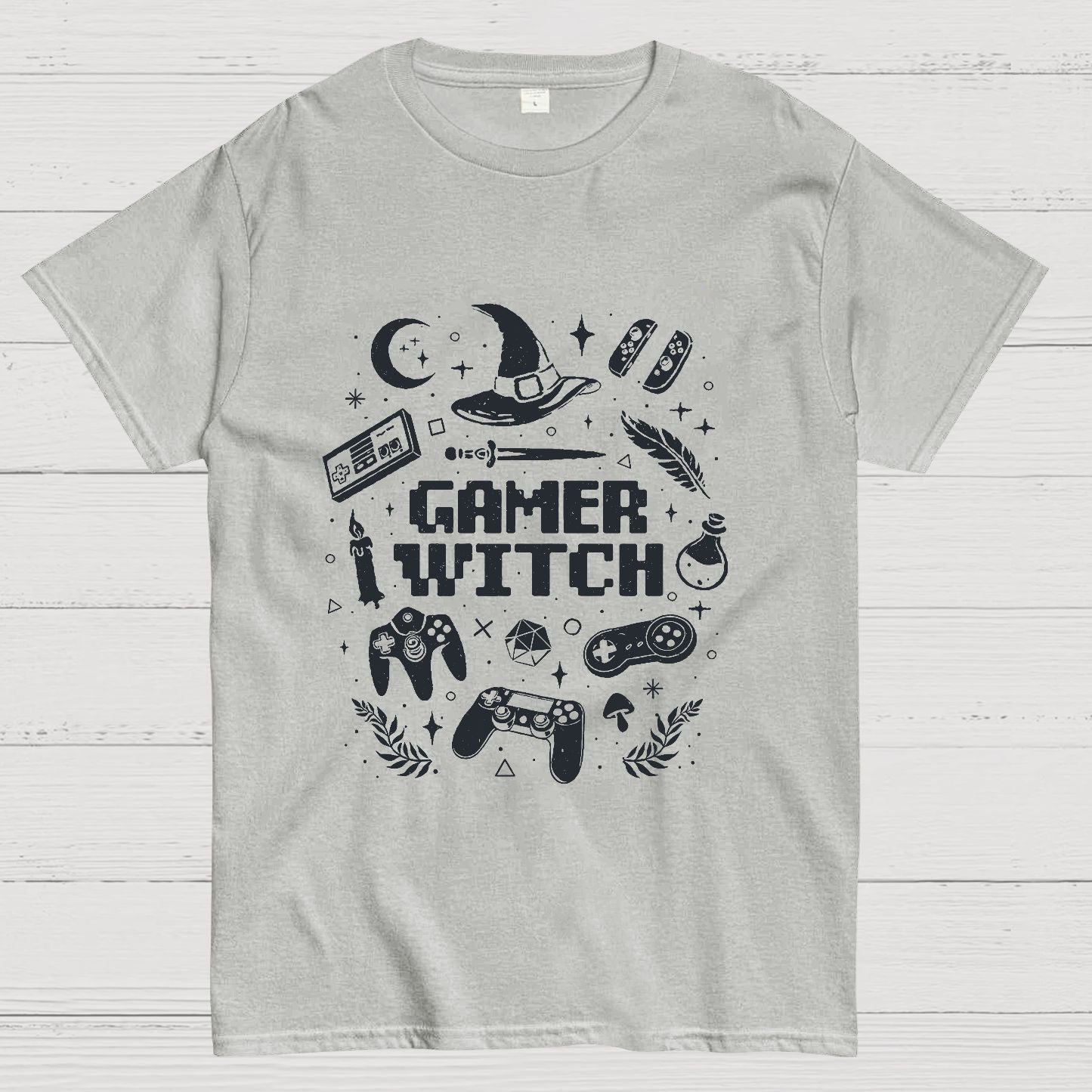 Gamer Witch Geeky T-Shirt