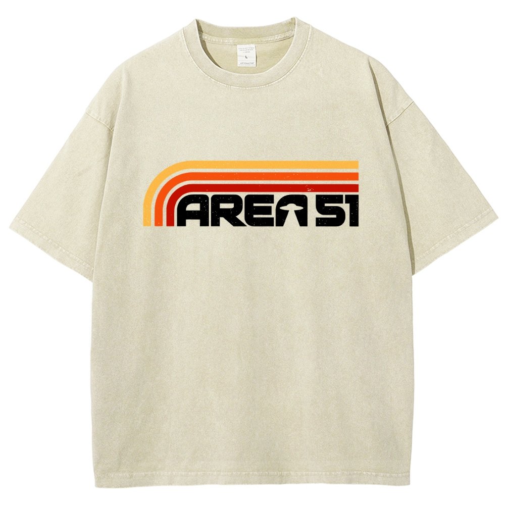 Area 51 Vintage Distressed T-shirt