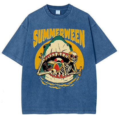 Summerween Vintage Distressed T-shirt