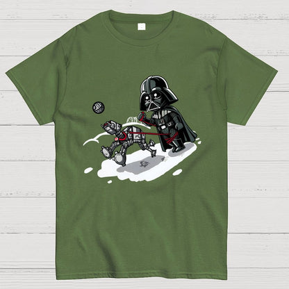 Even the strongest villain needs to walk his dog. Geek T-Shirt