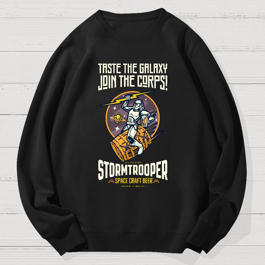 Taste The Galaxy Geek Cotton Sweatshirt