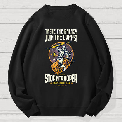 Taste The Galaxy Geek Cotton Sweatshirt