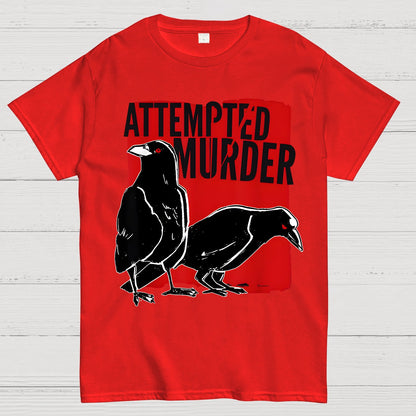 Attempted Murder Crow Geek T-Shirt