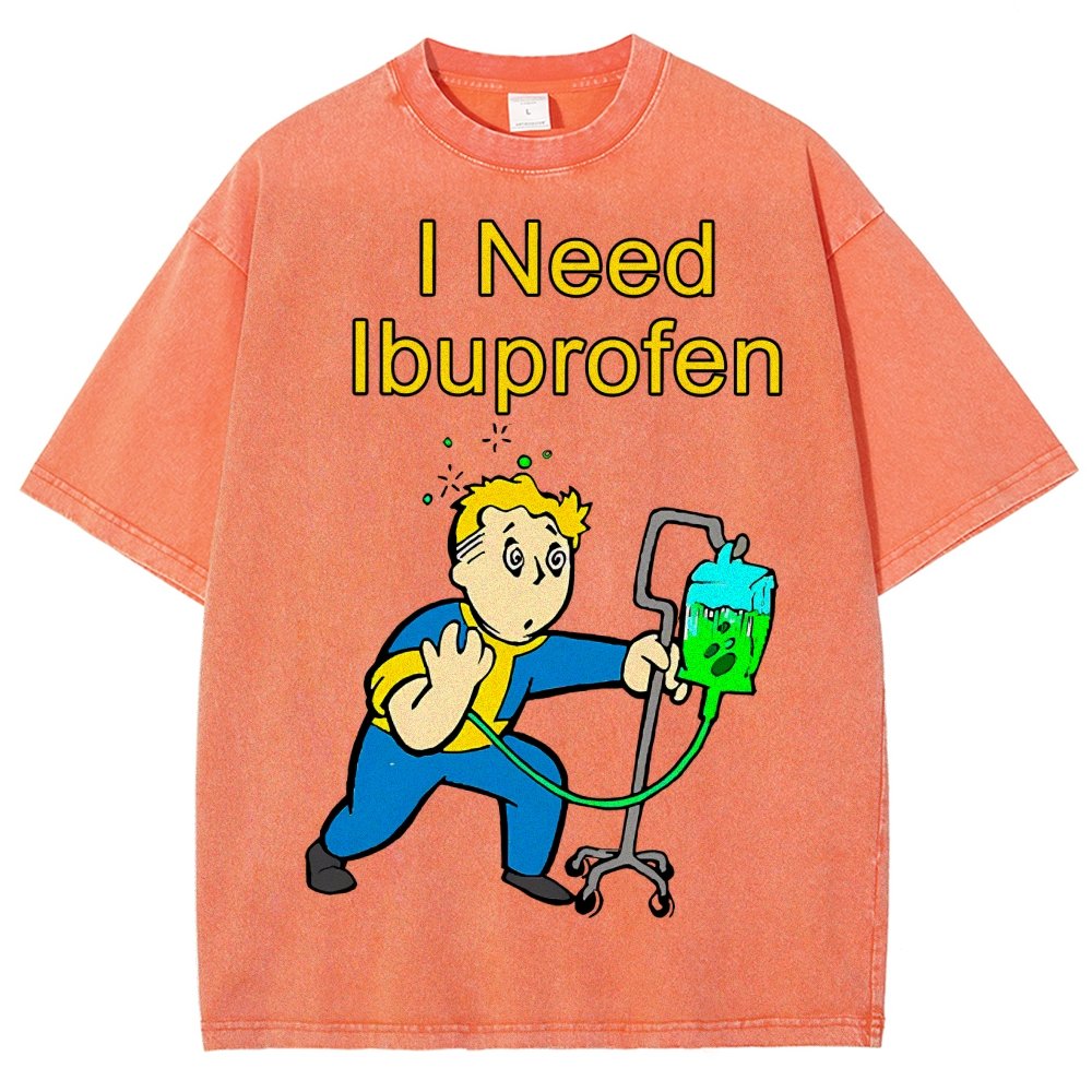 I Need One More Ibuprofen Vintage Distressed T-shirt