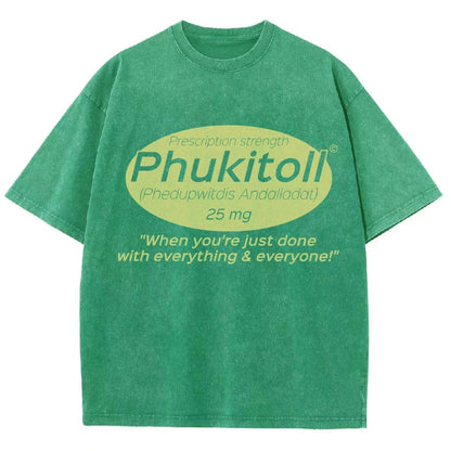 Prescription Strength Phukitoll Vintage Distressed T-shirt
