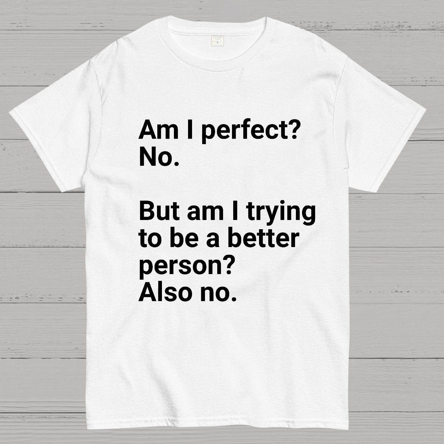 Am I Perfect No Nerdy T-Shirt