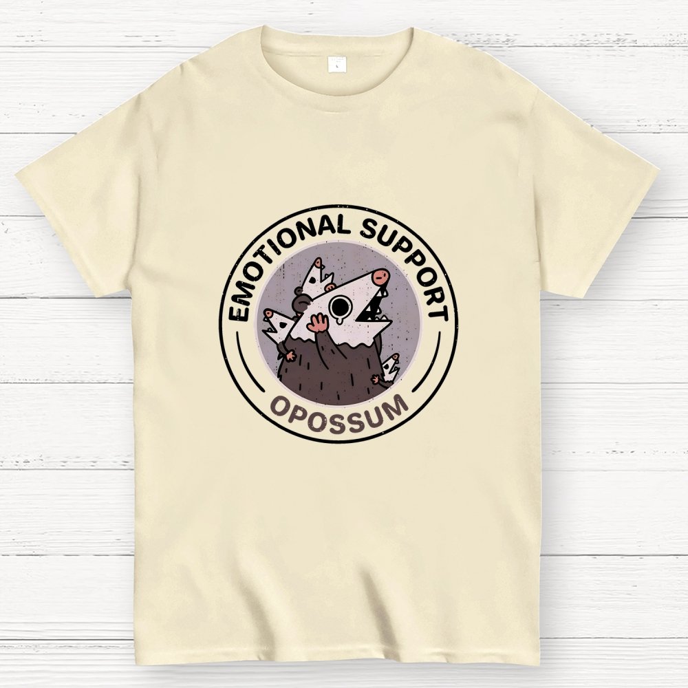 Emotional Support Possum Geek T-Shirt