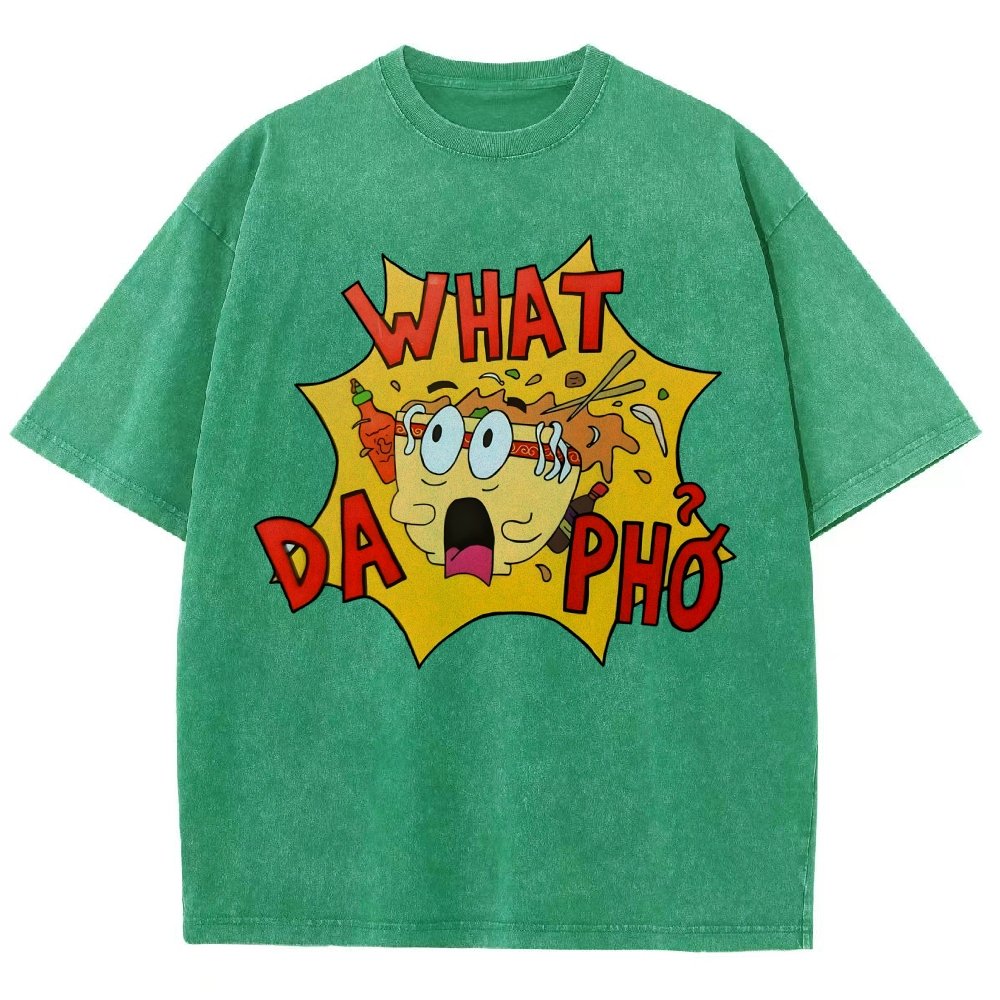 What Da Pho?Vintage Distressed T-shirt