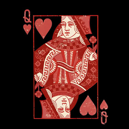 Queen of Hearts Valentine Shirt Matching Couple Gift Geek T-Shirt